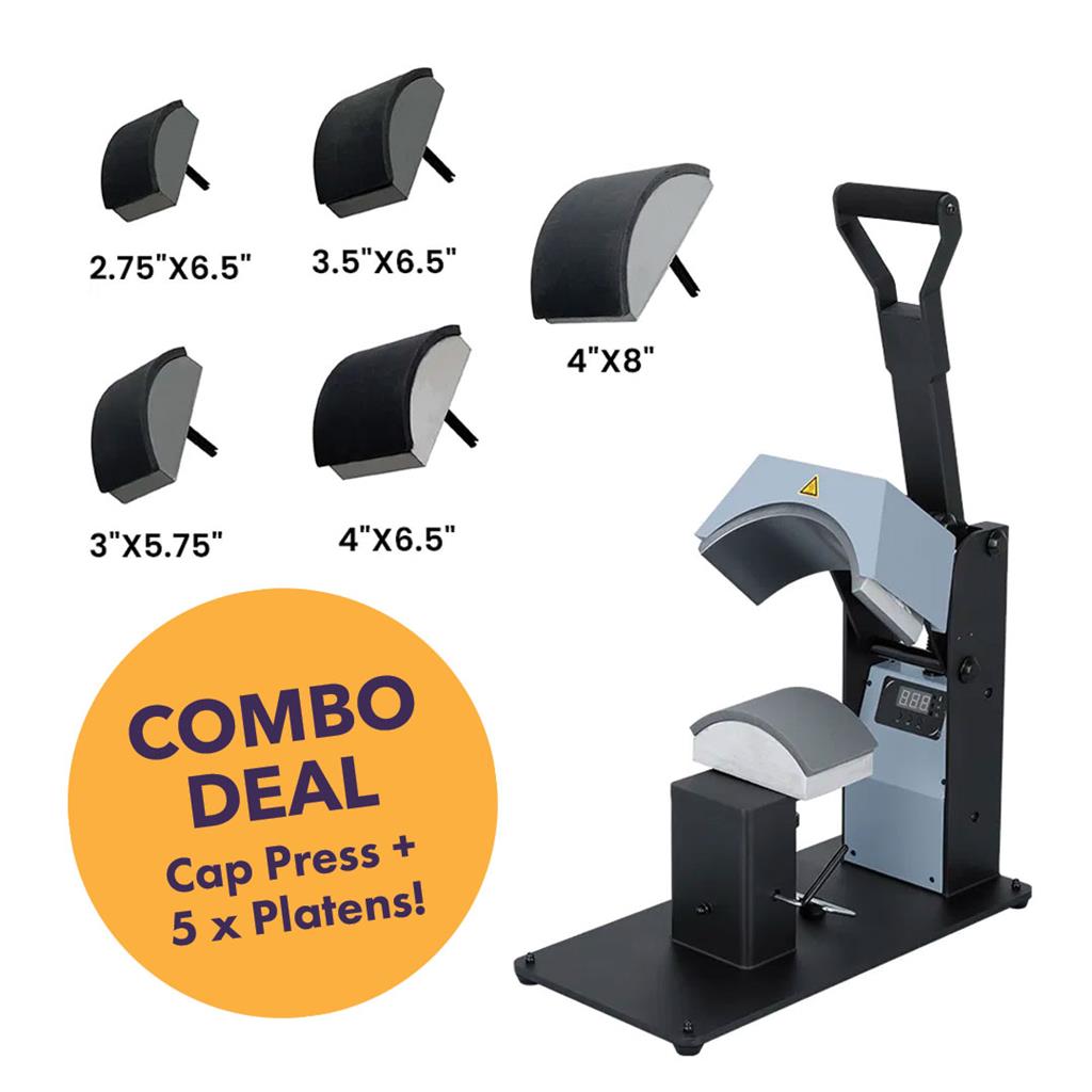 GALAXY - COMBO DEAL - GS-501 - CAP HEAT PRESS AND PLATEN