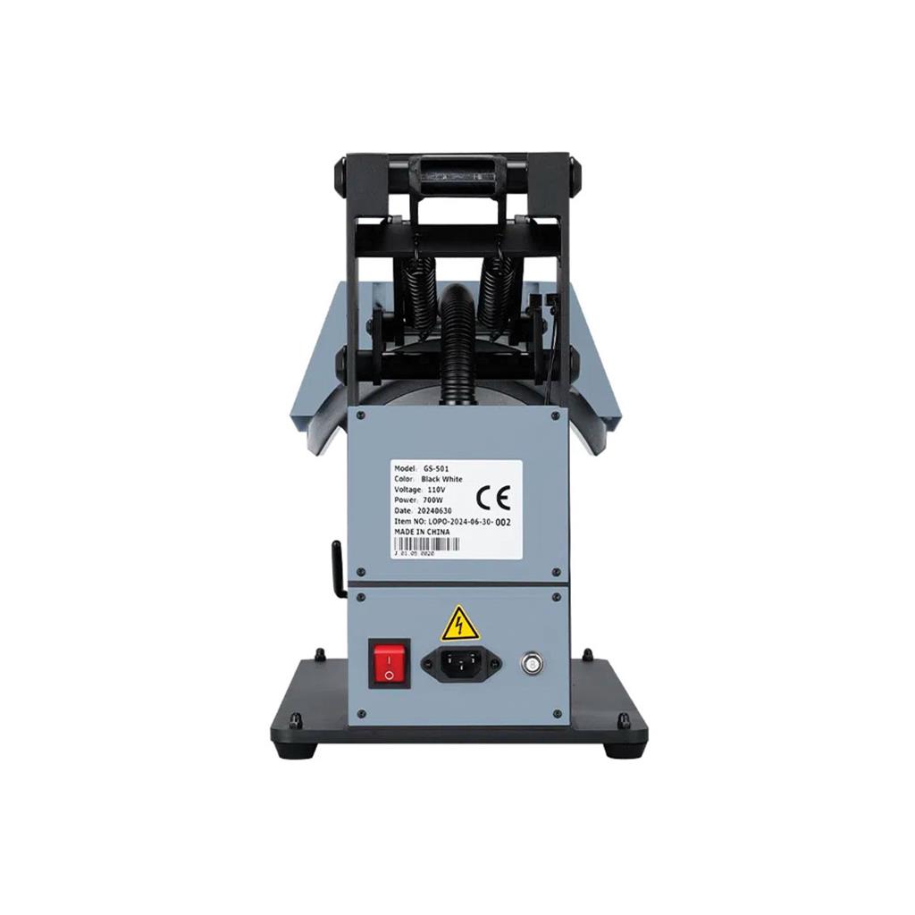 GALAXY GS-501 - Cap Heat Press    Grey Black