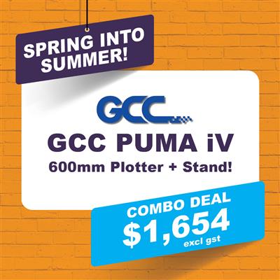 GCC PUMA iV - P4-60  - 600mm Plotter and Stand COMBO