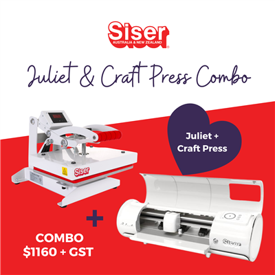 A SISER - JULIET PLOTTER AND CRAFT PRESS COMBO