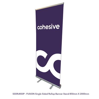 FUSION Single Sided Rollup Banner Stand 850mm X 2000mm